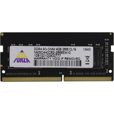 ������ ��� �������� Neo Forza SO-DIMM DDR4 DIMM 4 �� PC4-21300 (DDR4 2666 ���) (NMSO440D82-2666EA10)