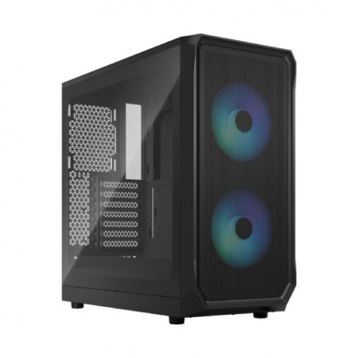 ������ Fractal Design Focus 2 RGB Black TG Clear Tint / FD-C-FOC2A-03