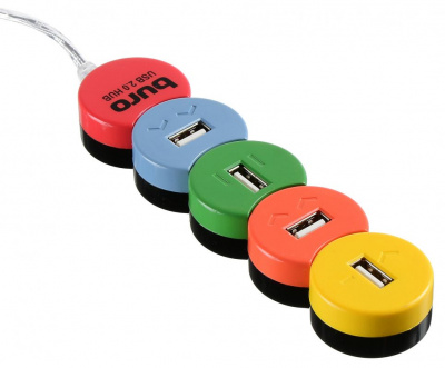  USB 2.0 Buro BU-HUB4-0.5-U2.0-Snake