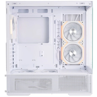 ������ 1STPLAYER CV7 ARGB White / ATX / 3x120mm ARGB & 2x120mm fans / CV7-WH-2FAR-W-2FH7R-W-1FH7-W