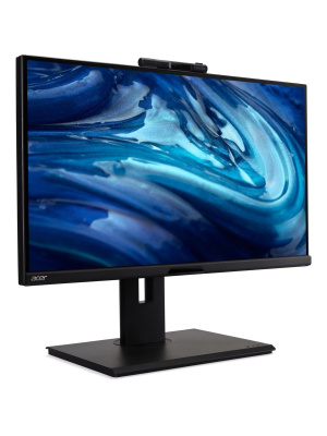 ������� ACER B278UGbemiqprcuzx 27'', ZeroFrame Yes, Black, 85% PCR, 5% OBP, 16:9, IPS, 2560x1440, 4ms, 350cd, 120Hz, 1xHDMI(2.0) + 1xDP(1.2) + 1xDPout + 1xType-C(100W) + 1xRJ45 + Audio out + USB3.2x3+USB-B(2up 3down) + Adj. Webcam 5M IR/Mic array, Speaker