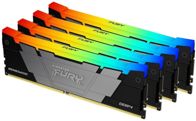 ����������� ������ 128Gb DDR4 3600MHz Kingston Fury Renegade RGB (KF436C18RB2AK4/128) (4x32Gb KIT)