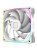 ���������� Geometric Future Squama 3003W-12 White 120mm / ARGB, PWM, 120x120x30 mm, 800-2300 RPM, 84.0 CFM, 35.8 dBA / 1F3003W112000