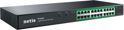 ������������� PoE+ Gigabit Ethernet ���������� NETIS P124GC 24PORT 10/1000M POE 2 SFP COMBO
