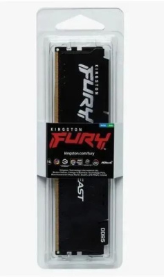 DDR 5 DIMM 16Gb PC48000, 6000Mhz, Kingston FURY Beast Black EXPO CL30 (KF560C30BBE-16) (retail)