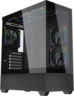 ������ ATX Accord ACC-EL1B TG, Midi-Tower, ��� ��, ������