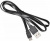 Buro USB 2.0 A (M) - Micro USB B (M), 1 (BHP MICROUSB 1M FLAT) Black
