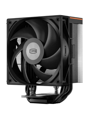 ����� ��� ���������� PCCooler RT400 Digital BK (230W, 4-pin PWM, LED temp., 152mm, Al/Cu, 4x6mm, 1x120mm, 73.32CFM, 34.9dBA, 2200RPM, S: 1851, 1700, 1200, 115X, AM5, AM4, black)