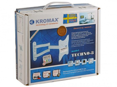 ��������� Kromax TECHNO-3 ����� 15-40" max.20�� VESA 200x200 ������� � ������