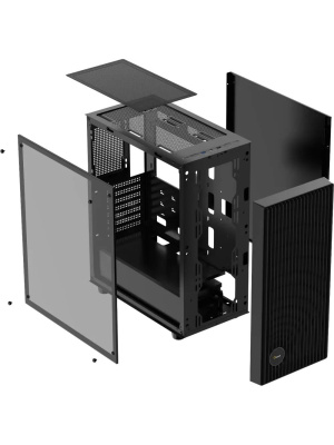 ������ Ocypus Gamma C70 BK ARGB, ATX, USB3.0*1+USB2.0*1, FRONT 3x120mm ARGB, REAR 1x120mm ARGB