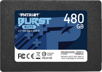  SSD 2.5" Patriot 480GB Burst Elite PBE480GS25SSDR