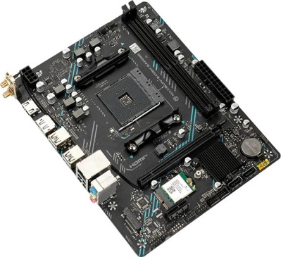 ����������� ����� Maxsun B450M GAMING WIFI, Socket AM4, AMD B450, mATX, Ret