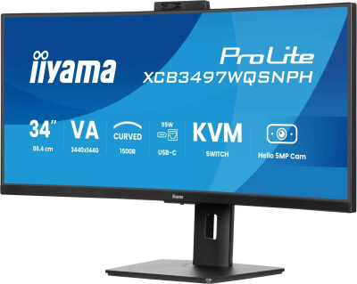 ������� Iiyama 34" ProLite XCB3497WQSNPH-B1 ������ VA LED