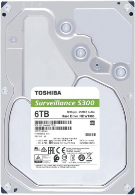   6Tb SATA-III Toshiba S300 Surveillance (HDWT360UZSVA)
