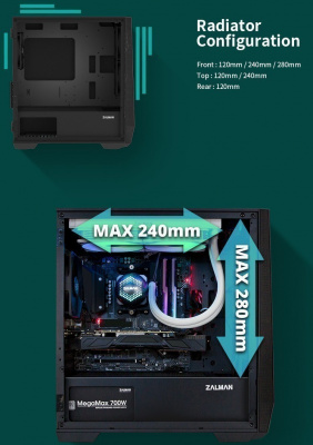  Zalman Z1 Iceberg Black mATX, Mini-ITX, Midi-Tower,  ,  , USB 2.0, USB 3.0, Audio