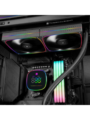 ������� �������� ���������� Thermalright Frozen Horizon 240 Digital Argb Black / 2x120mm ARGB PWM Fans / TRFH240DAB