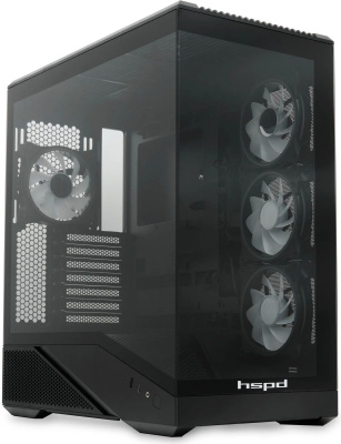 ������ ��� ����� ������� HSPD F711-TGBK-ARGB Black