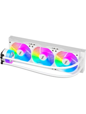������� �������� ���������� 1STPLAYER TS1 360 White / 3x120mm, ARGB, 300W TDP / TS1-360-WH