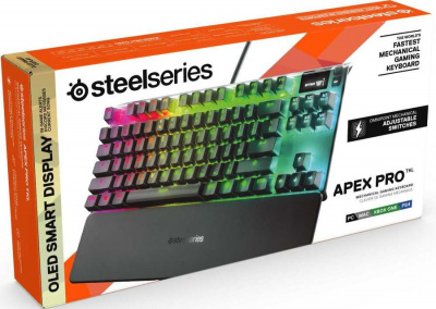  STEELSERIES Apex Pro TKL RU, USB, c   ,  (64734)