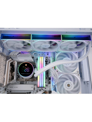 ������� �������� ���������� Thermalright Frozen Magic 360 Digital V2 White ARGB Soc-AM5/AM4/1200/1700/1851 ����� 4-pin 28dB Al LCD Ret (F-MAGIC-360-DIGITAL-WH-ARGB-V2)