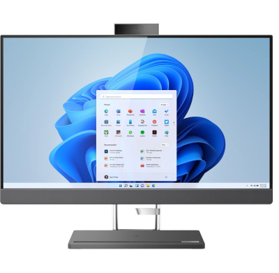 Lenovo IdeaCentre AIO 5 27IAH7 27" QHD (2560x1440) IPS 350N, i5-13500H, 2x8GB SO-DIMM DDR5-5200, 1TB SSD M.2, Intel Iris Xe, WiFi6, BT, 5.0MP+IR Cam, USB KB&Mouse, Win 11 Home, Storm Grey, 1Y