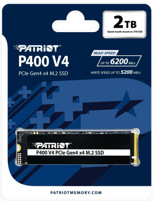 ���������� SSD Patriot PCIe 4.0 x4 2000GB P400VP2TBM28H P400 V4 M.2 2280