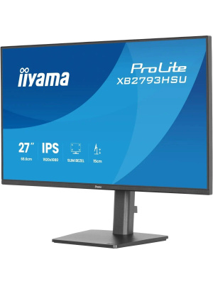 ������� Iiyama 27" ProLite XB2793HSU-B1 ������ IPS LED 1ms 16:9 HDMI M/M ������� HAS Piv 1500:1 350cd 178��/178�� 1920x1080 120Hz DP FHD USB 6��