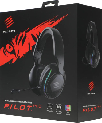 ������������ ��������� Mad Catz P.I.L.O.T. PRO Black (AP13WHINBL000-0) ���������, (2.4G RF, Bluetooth, Jack 3.5), 20-20000 ��