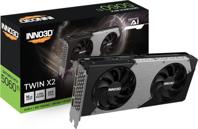 ���������� INNO3D NVIDIA GeForce RTX 5060 Ti Twin X2 16Gb (N506T2-16D7-191073N)