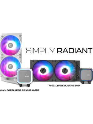 ��� MSI MAG CORELIQUID A13 240 2x ARGB Gen2 Fan, ARGB Gen2 Block, Color Box, LGA1700, 1851, AM5