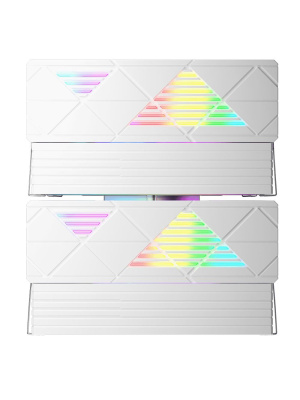 ����� 1STPLAYER CRYO CY12L-D White / 6HPx6mm, dual tower, 2x120mm ARGB fans, 750-1900 RPM, 57.6 CFM, 38.2 dBA / CY12L-D-WH