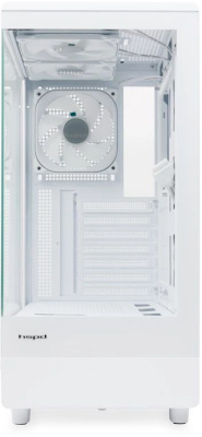 ������ �� ��� ����� ������� HSPD F510, Panoramic Mid Tower, White, F510-TGWH-ARGB