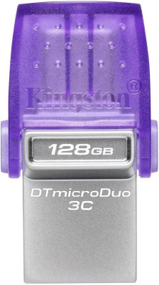   Kingston 128Gb DataTraveler microDuo 3C DTDUO3CG3/128GB USB3.0 