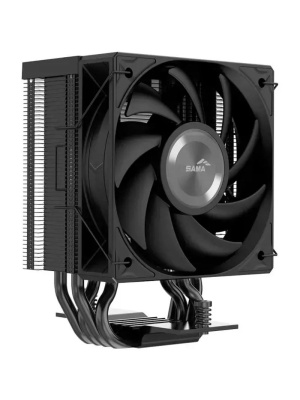 ����� ��� ���������� SAMA X40 (200W, 4-pin PWM, 133.5mm, 4x6mm, 1x100mm, 50.1CFM, 35.2dBA, 2600RPM, S: 1851/1700/1200/115X, AM5/AM4, black)