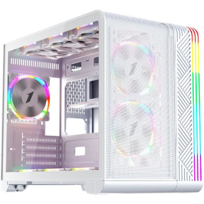 ������ 1STPLAYER VT6 ARGB White / mATX / 3x120mm ARGB fans / VT6-WH-3FS7-W