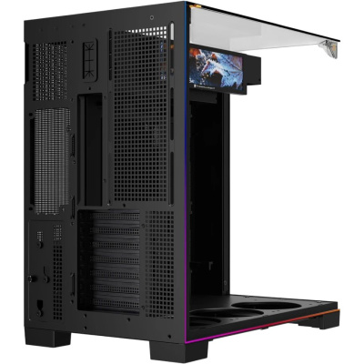 ������ Thermalright TR-A70 Vision / Black / TG / ARGB Strip / 9.16'' LCD screen / USB TYPE-C / W/O fans / ATX  / TRA70V