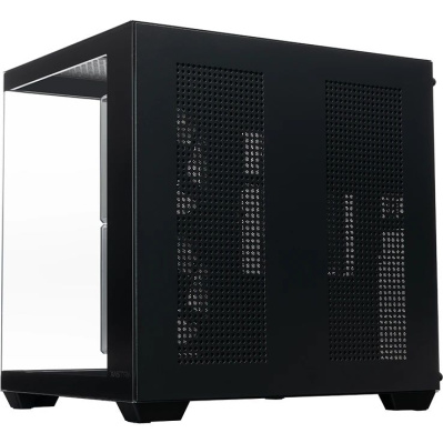 ������ XASTRA QW400M 3ARGB-C6-AC Black mATX/Aquarium/Screewless/3x120mm ARGB PWM FM fans/Argb+PWM HUB 6port/Type-C+USB3.0 (1 USB3.0 ������)/ QW400M-3FM12A-C6-AC