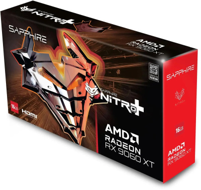 ���������� Sapphire AMD Radeon RX 9060 XT Nitro+ OC 16Gb (11350-01-20G) Ret