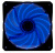 ���������� Digma DFAN-LED-BLUE 3-pin 4-pin(Molex)24dB 160gr LED Ret