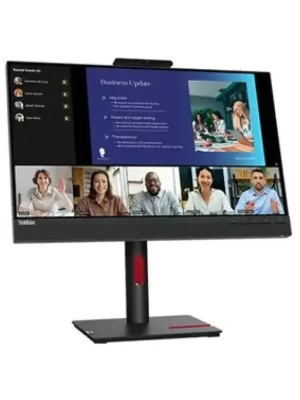 ������� 23,8" Lenovo ThinkVision T24v-30, FHD, IPS, HDMI, DP, VGA, Cam, 4xUSB 3.2, USB 2.0, ������ 63D8MAT3EU