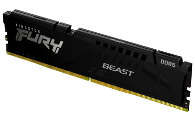 ����������� ������ 32Gb Kingston FURY Beast Black DDR5, DIMM, PC41600, 5200Mhz, CL40 (KF552C40BB-32) (retail)