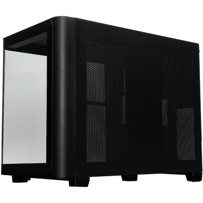 ������ XASTRA QR600M  0F-UC Black mATX/Aquarium/Curve Glass /Led Strip/No fans/Type-C/ QR600M-0F-UC-L