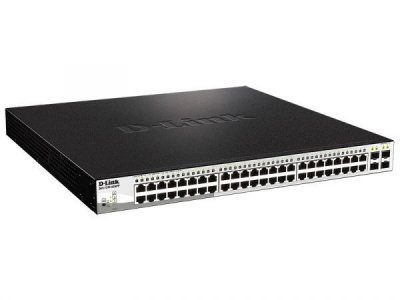 ������������� ���������� D-Link DGS-1210-52MPP/E2A PROJ WebSmart � 48 ������� 10/100/1000Base-T � 4 ������� 1000Base-X SFP