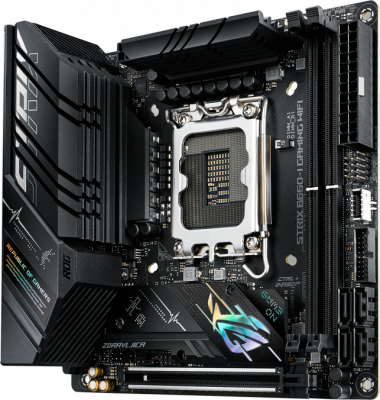   ASUS ROG STRIX B660-I GAMING WIFI Socket 1700, Intel B660, 2xDDR5, PCI-E 5.0, 2500 /, Wi-Fi, Bluetooth, 3xUSB 3.2 Gen1, USB 3.2 Gen1 Type-C, USB 3.2 Gen2x2 Type-C, HDMI, DisplayPort, , Mini-ITX