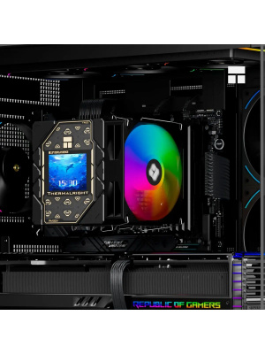 ����� Thermalright Peerless Assassin 120 Vision ARGB Black LGA115X/1200/1700/1851AM4/AM5 (Dual Tower, 2x120mm ARGB PWM Fan, ������ ���������, 6 ����. ������ 6��) / TRPA120VAB