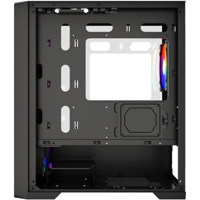������ Powercase Alisio Micro X4B V2 LE, Tempered Glass, 4� 120mm ARGB PWM fans, ������, mATX  (CAMCXB-A4-LE)