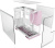 ������ Geometric Future Model 5 White/Pink