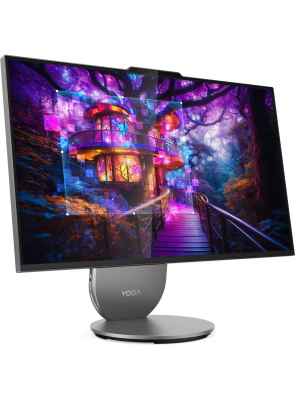 �������� Lenovo Yoga AIO 27IAH10, 27" (2560x1440) IPS 120 ��/Intel Core Ultra 9 285H/32 DDR5/1024 �� SSD/NVIDIA GeForce RTX 4050 ��� ��������� (6 ��)/Windows 11 Home/����������, ����, ����� (F0J20046RU)