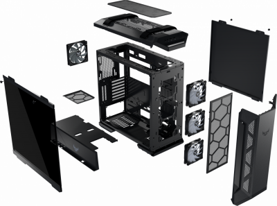  ASUS TUF Gaming GT501 Black (90DC0012-B49000)