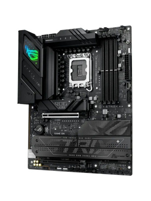 ����������� ����� ASUS ROG STRIX B860-F GAMING WIFI, LGA1851, B860, 4*DDR5, 4*SATA, 4*M.2, 7*USB 3.2, Type-C, 2*PCIx16, DP+HDMI, ATX; 90MB1JG0-M0EAY0
